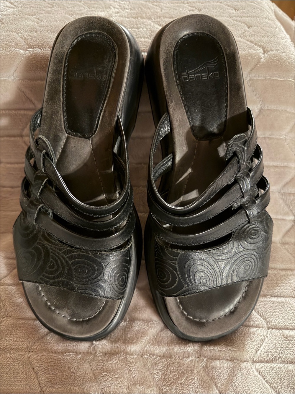Dansko  Chunky Y2k Sandal Black EU 37 #90s retro Y2